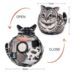 GKIOYRO gray cat travel bag material detail — durable everyday use.