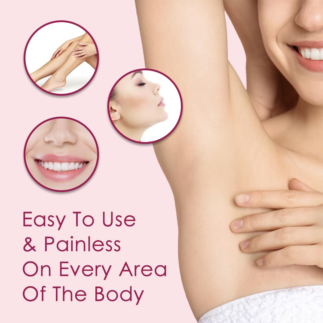 Glabrous Skin epilator leg-use image demonstrating safe home use.