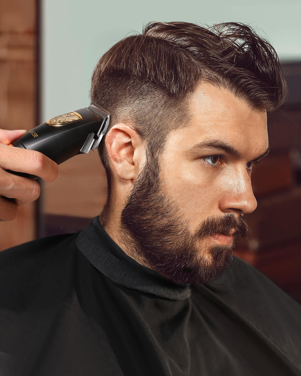GLAKER stainless steel blades glide through hair with minimal snagging