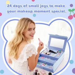 Glam Code portable mirror included for on the go touchups.