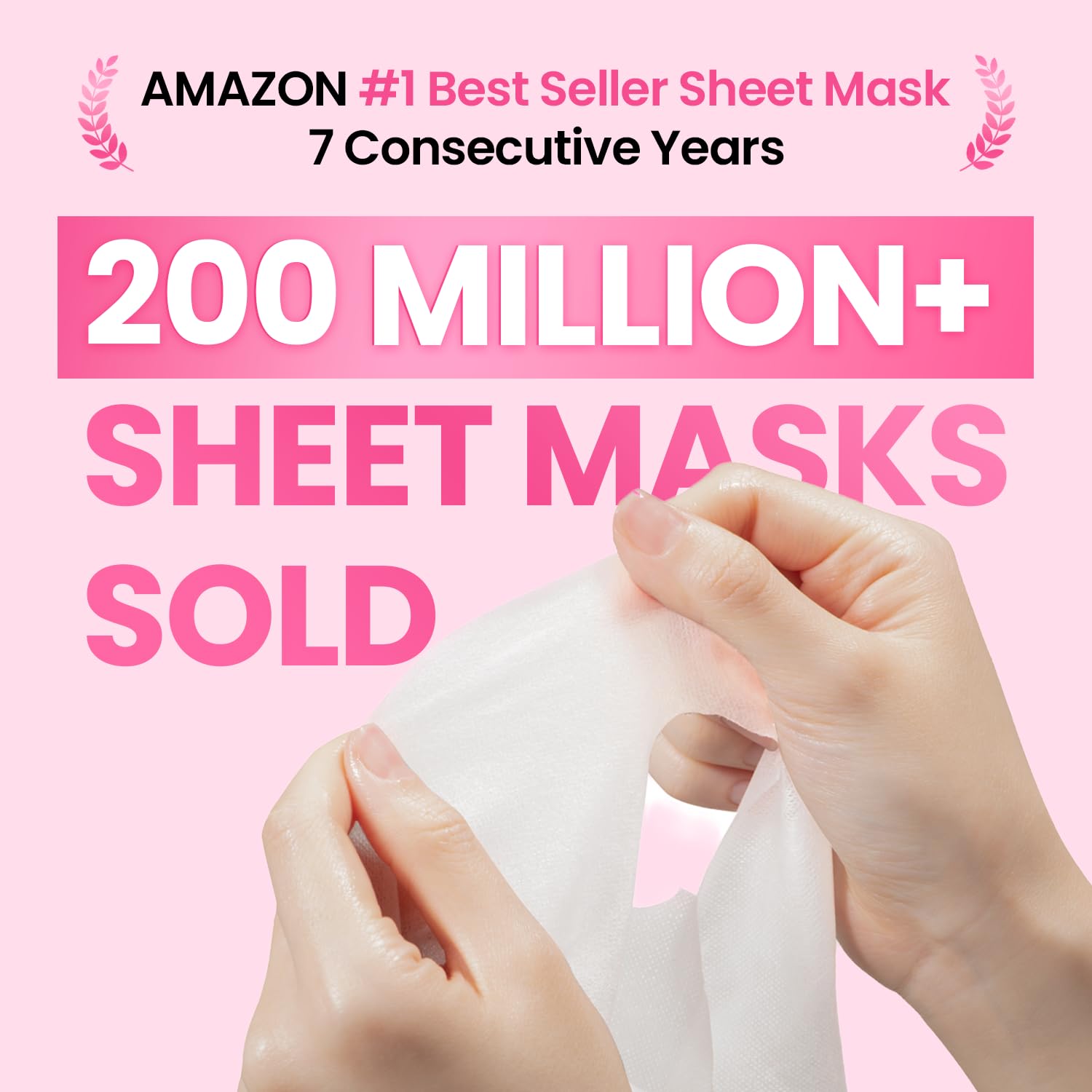 GLAM UP Korean Sheet Mask 12-pack variety masks offer personalized care at home.