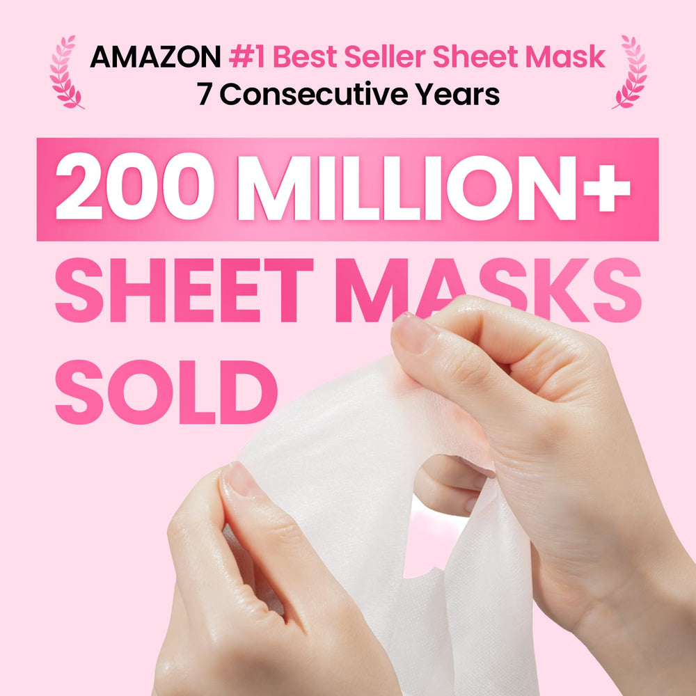 GLAM UP Korean Sheet Mask 12-pack variety masks offer personalized care at home.
