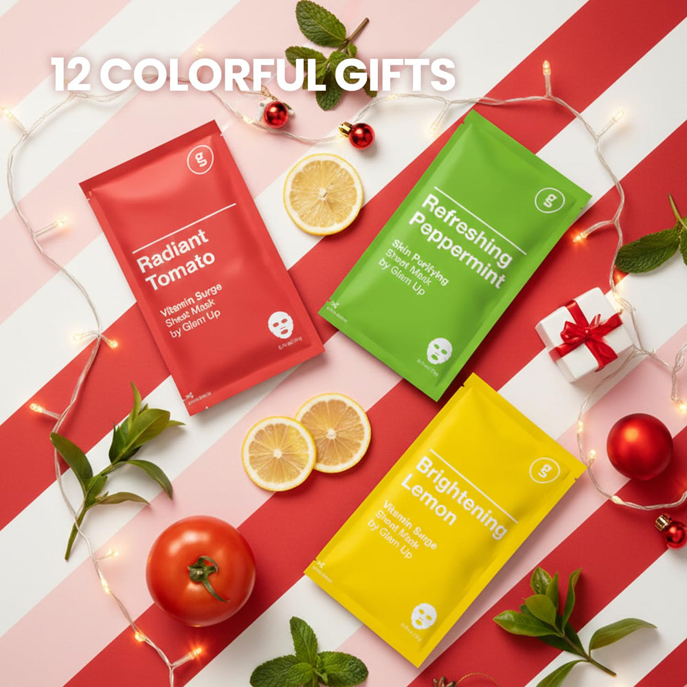 GLAM UP hydrating mask with soothing essence for refreshed skin.
