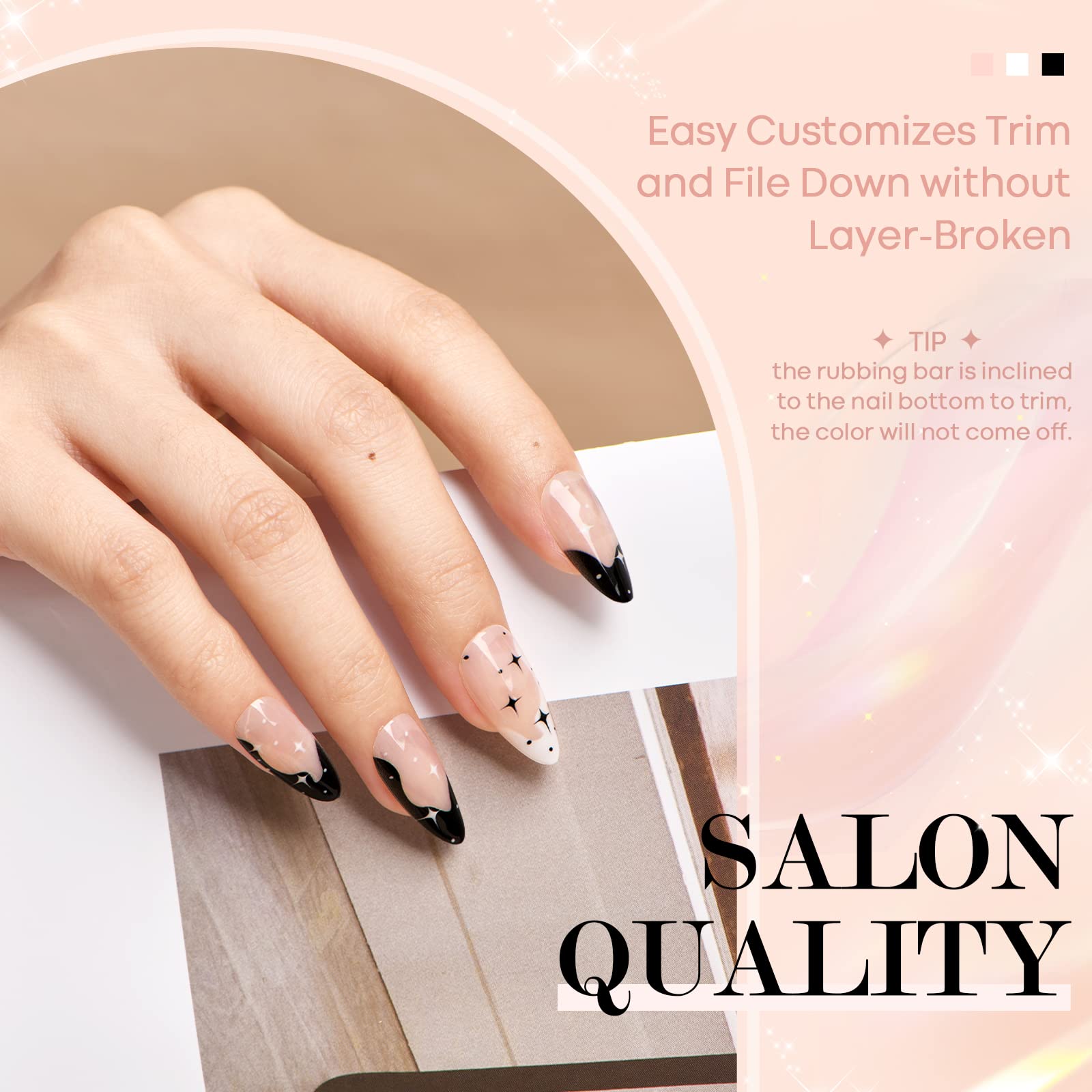 GLAMERMAID reusable nail set designed for easy future looks