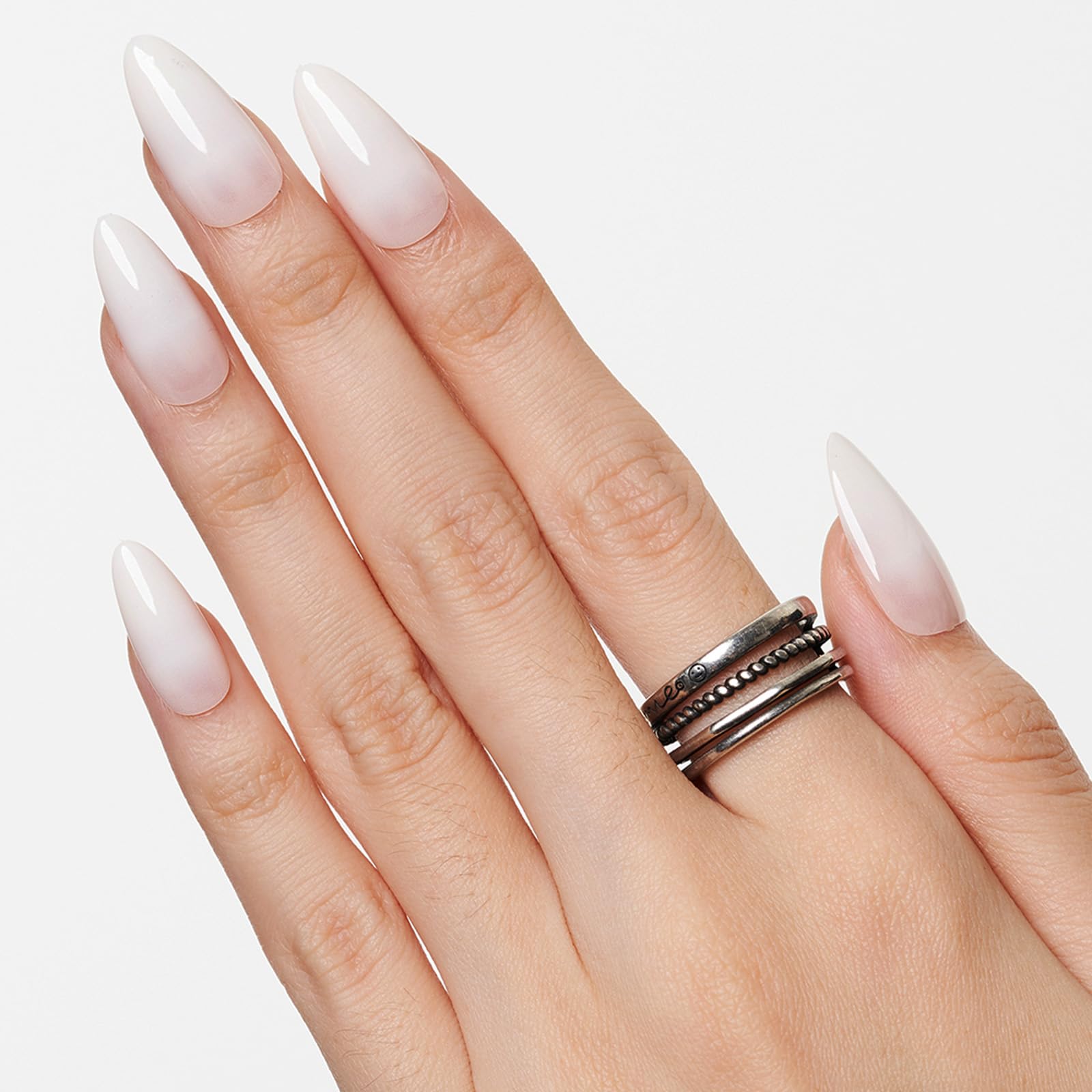 GLAMERMAID UV finish fake nails delivering glossy look