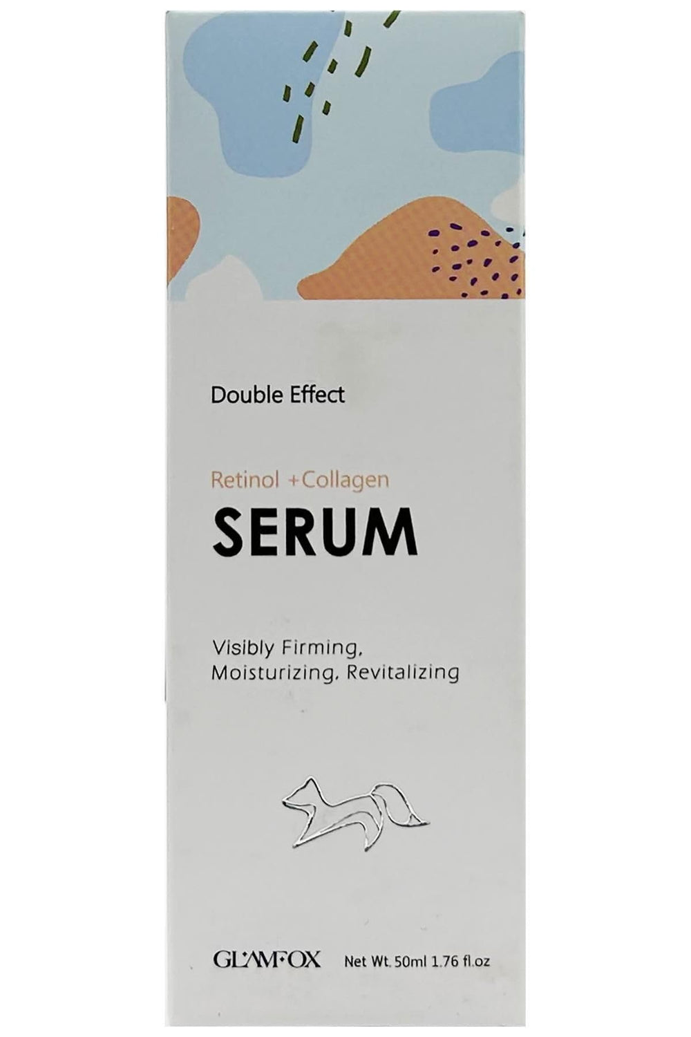 Glamfox serum texture closeup demonstrates fast-absorbing formula and surface hydration.