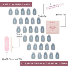 Glamnetic 24 nails in 12 sizes with storage box for a precise fit