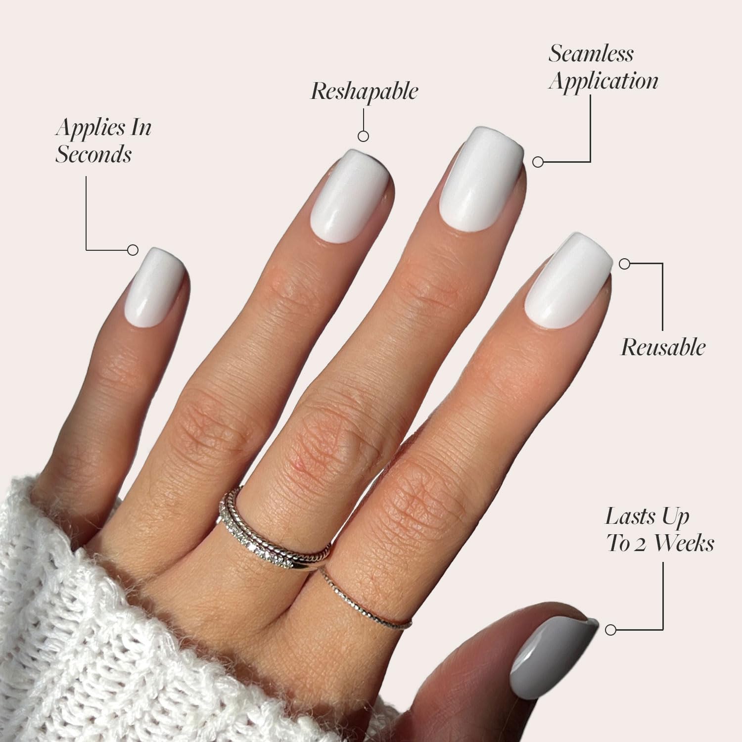 Glamnetic nail glue and tools for secure, quick application