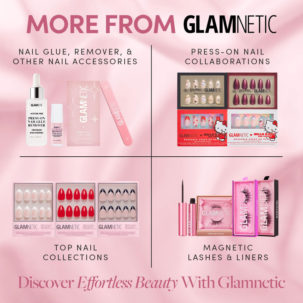 Glamnetic Pistachio Crème nails removal demonstrates gentle soak-off experience.