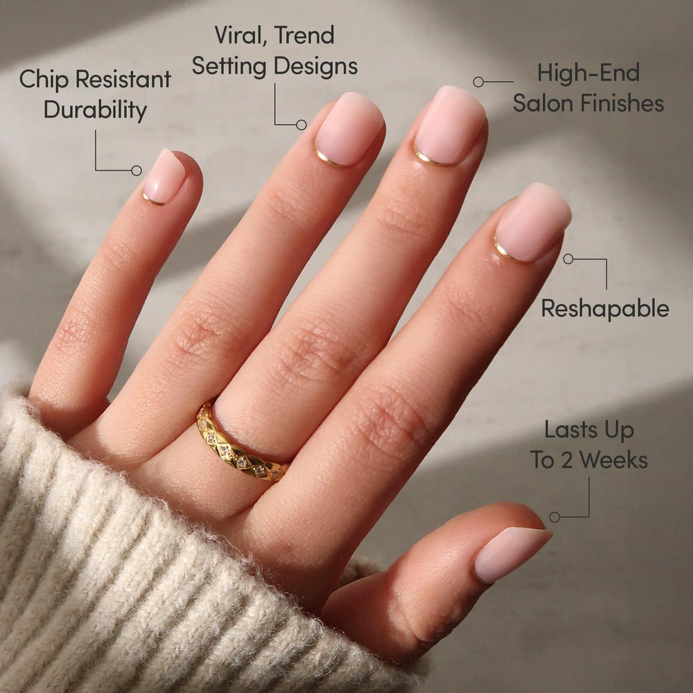 Glamnetic ultra-short nails offer natural look and comfortable wear