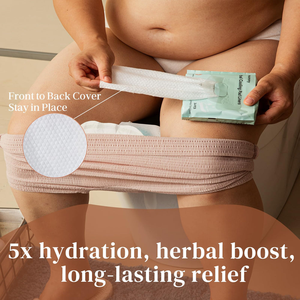 Glamommy postpartum kit features a carry handle for easy gifting.