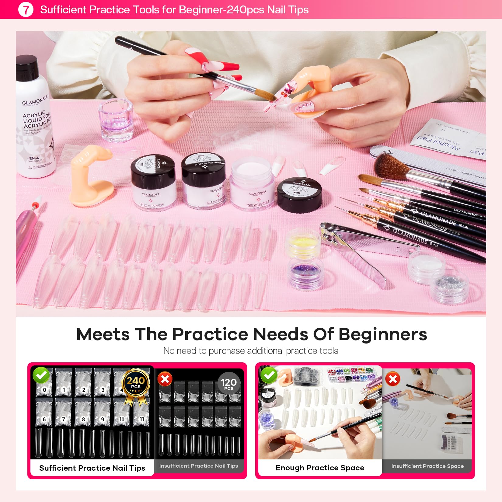 Glamonade nail stamp kit enables intricate designs with simple stamping