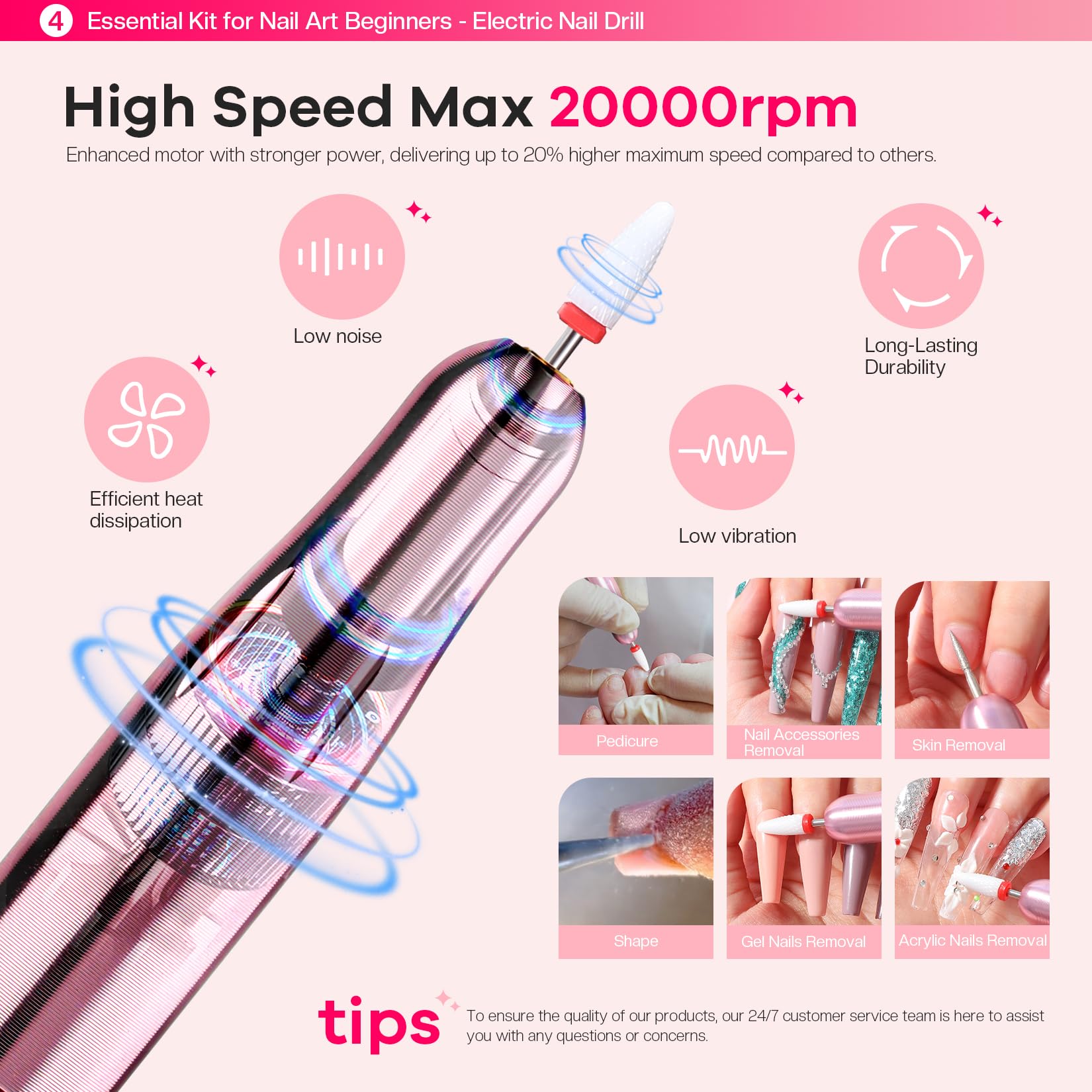 Glamonade 240 nail tips enable quick shaping for confident beginners