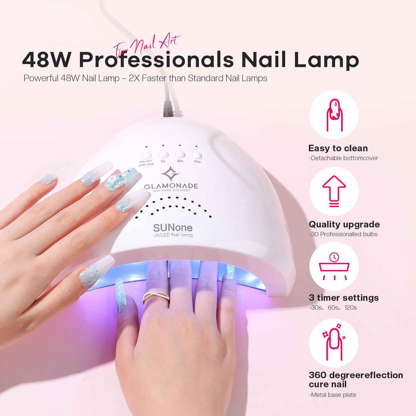 Glamonade beginners guide accessories: simplifies starting an at-home nail routine.