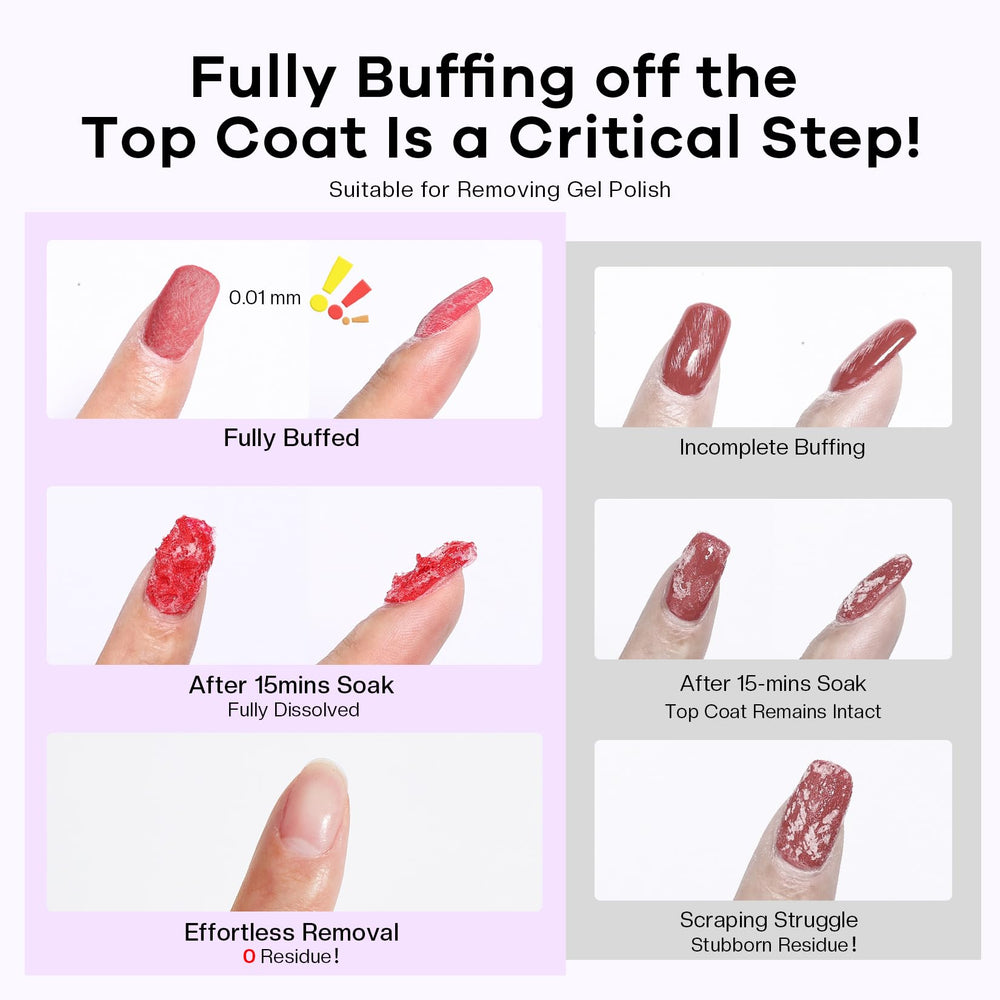 Glamonade swatches demonstrate fast polish removal and glossy finish.