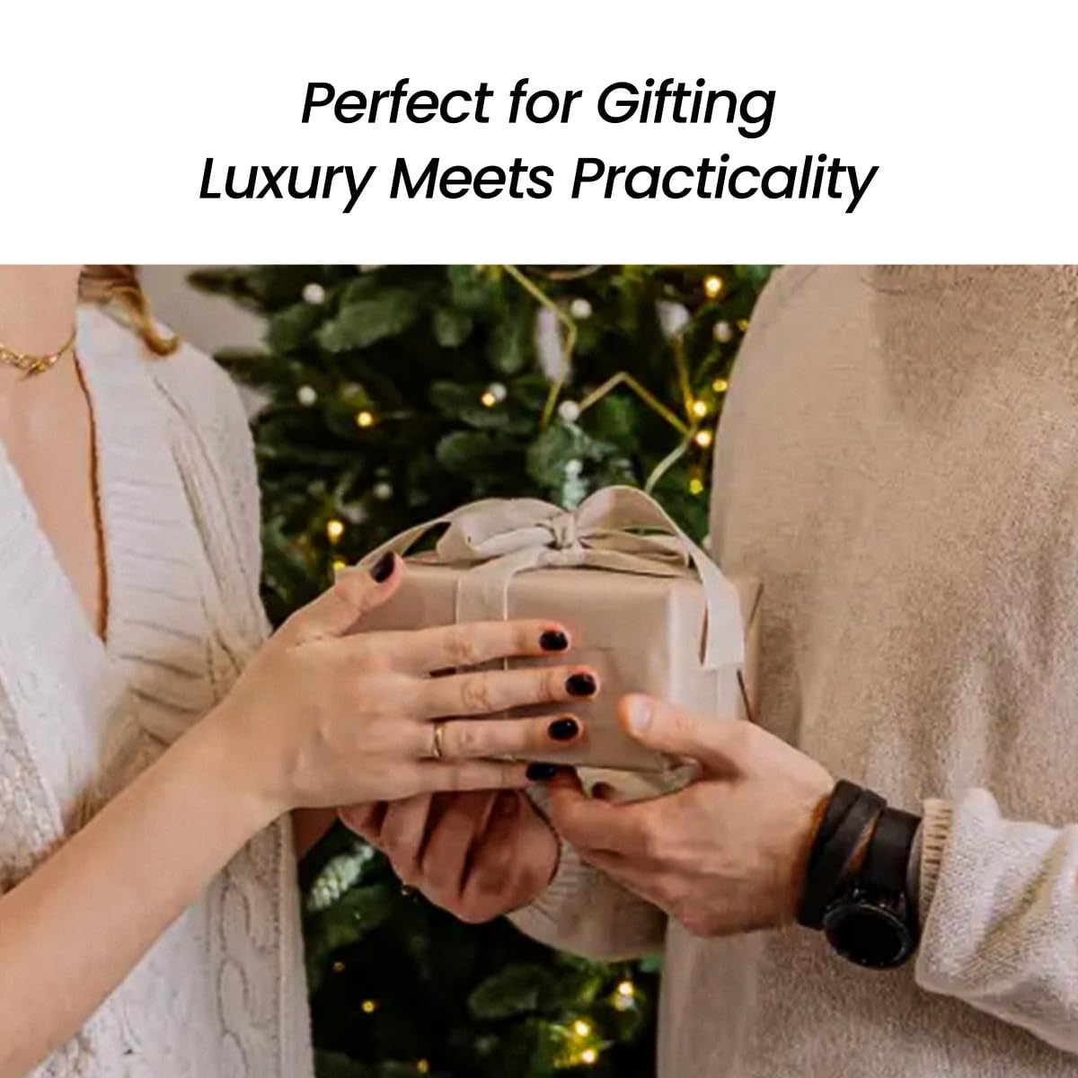 GlamUp GLAMUP 6 in 1 hot air styler gift set features premium packaging for gifting.