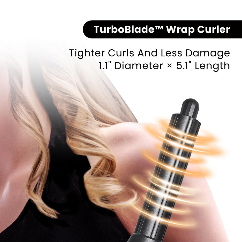 GlamUp FusionPro 28mm curl-barrel defines curls with fewer passes