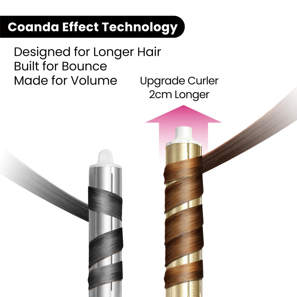 GLAMUP volumizer delivering smooth frizz free finish