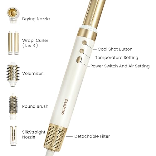 GLAMUP wrap curler creating soft waves