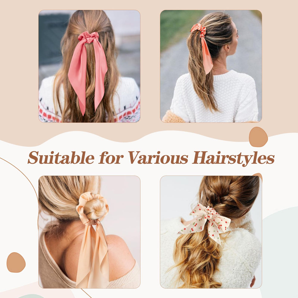 Glaudmeiss cherry-pink satin ties make a thoughtful Christmas gift for sisters and friends.