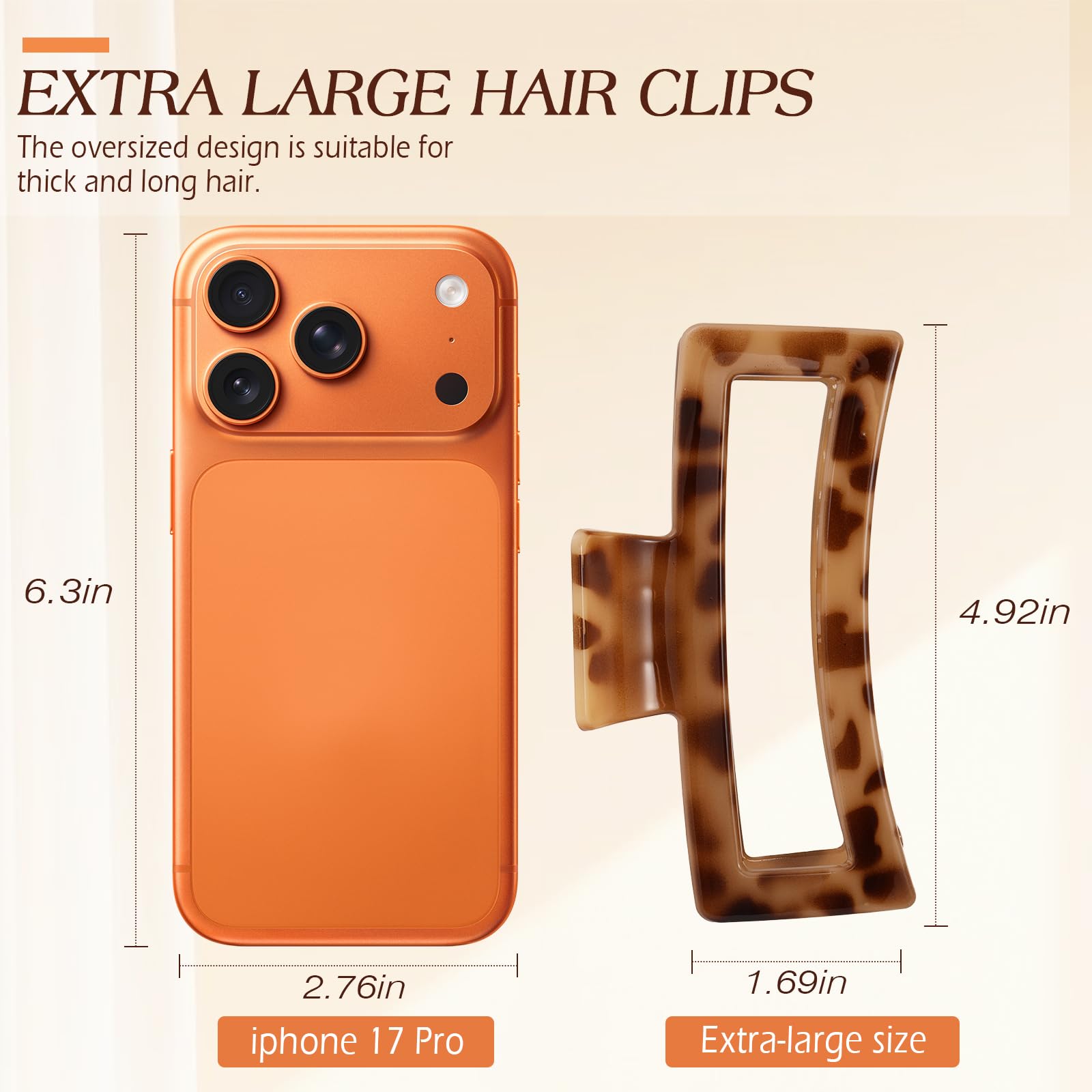 Glaudmeiss claw clip inner teeth close-up emphasizes extra grip for curly styles