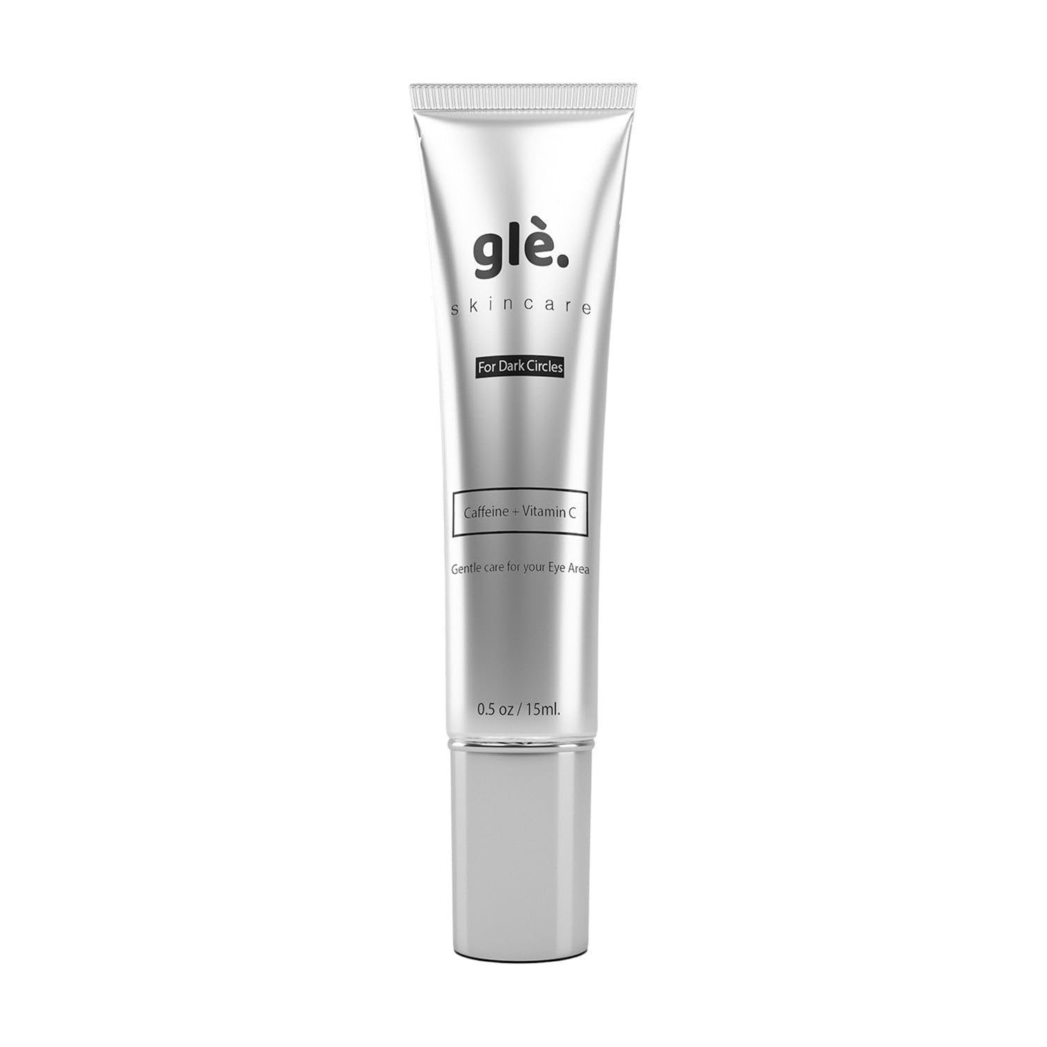 Gle Skincare Vitamin C Eye Serum bottle provides brightening hydration for the under-eye area.