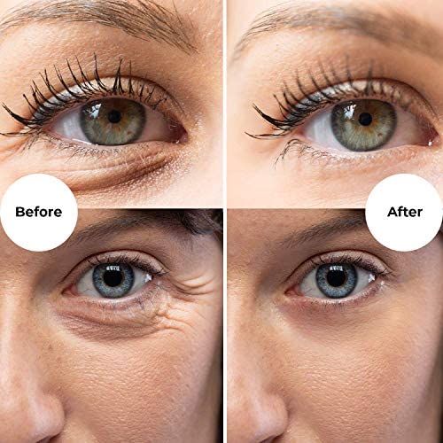 Gle Skincare Vitamin C Eye Serum texture swirl demonstrates lightweight, smooth hydration.