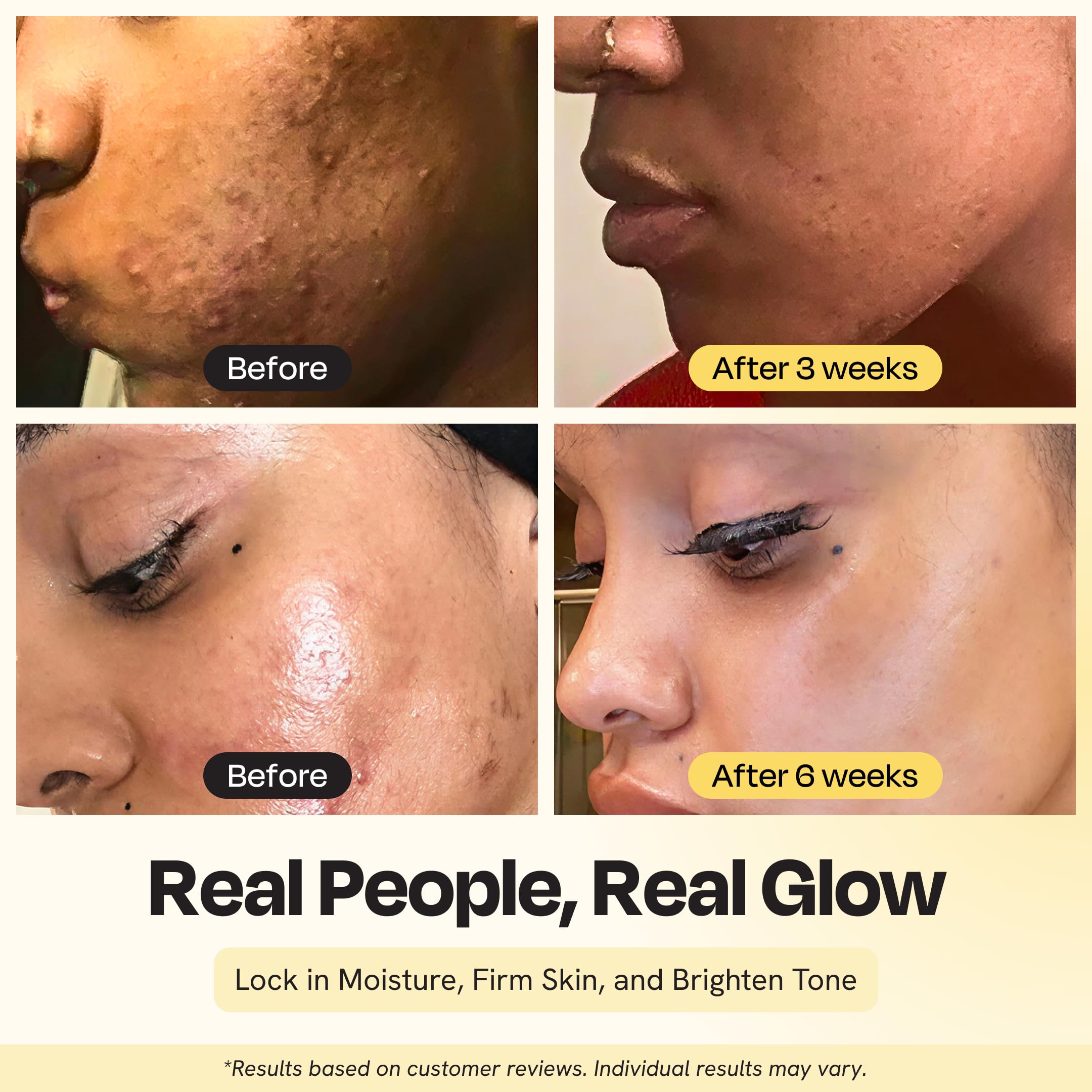 Gleamin Brightening Face Oil dropper highlights quick-absorbing hydration for all skin types