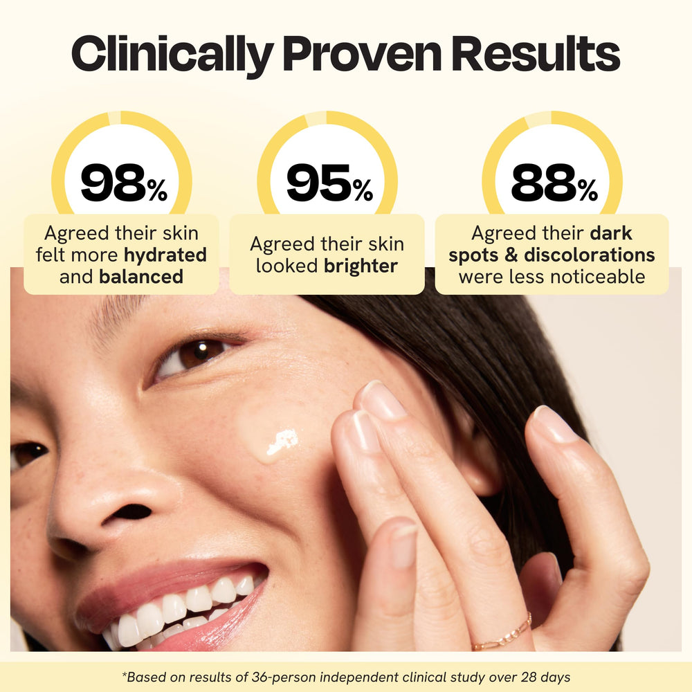 Gleamin serum in morning routine enhances brightness before moisturizer