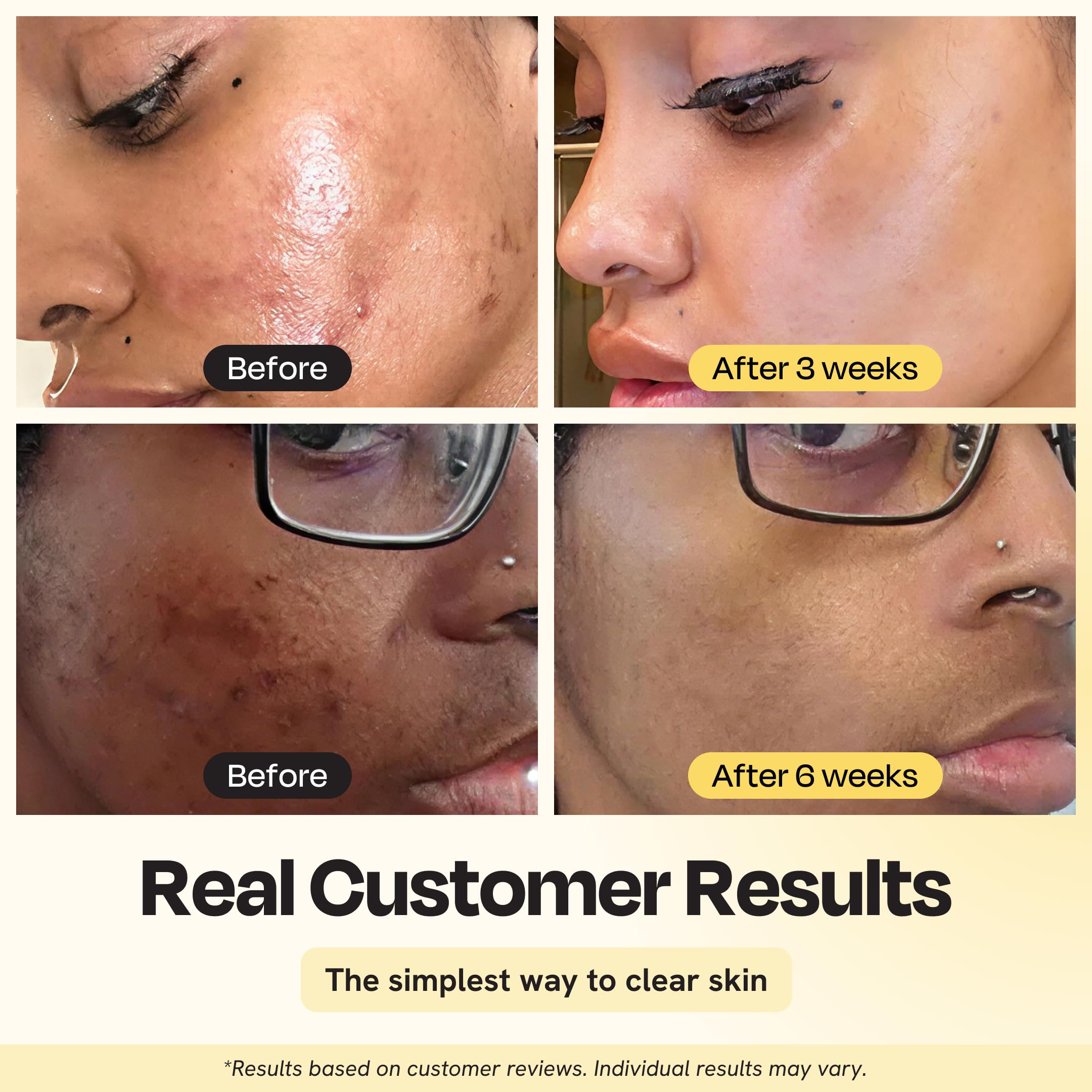 Gleamin Vitamin C Clay Mask applicator brush for smooth, even coverage.