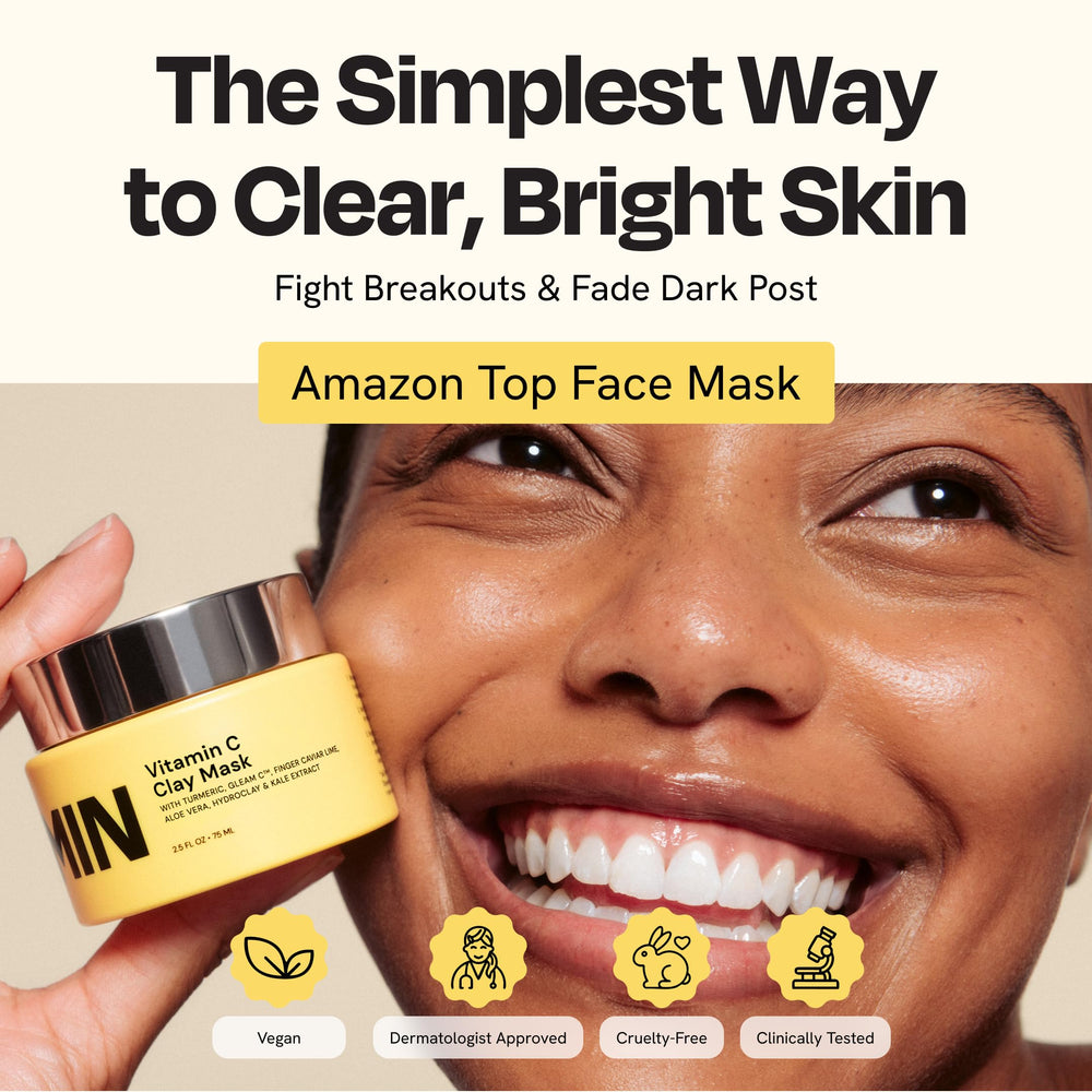 Gleamin clay blend of hydroclay and kaolin for deep cleansing.