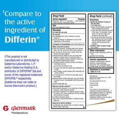 Glenmark Therapeutics Adapalene Gel being applied to the face for daily acne care