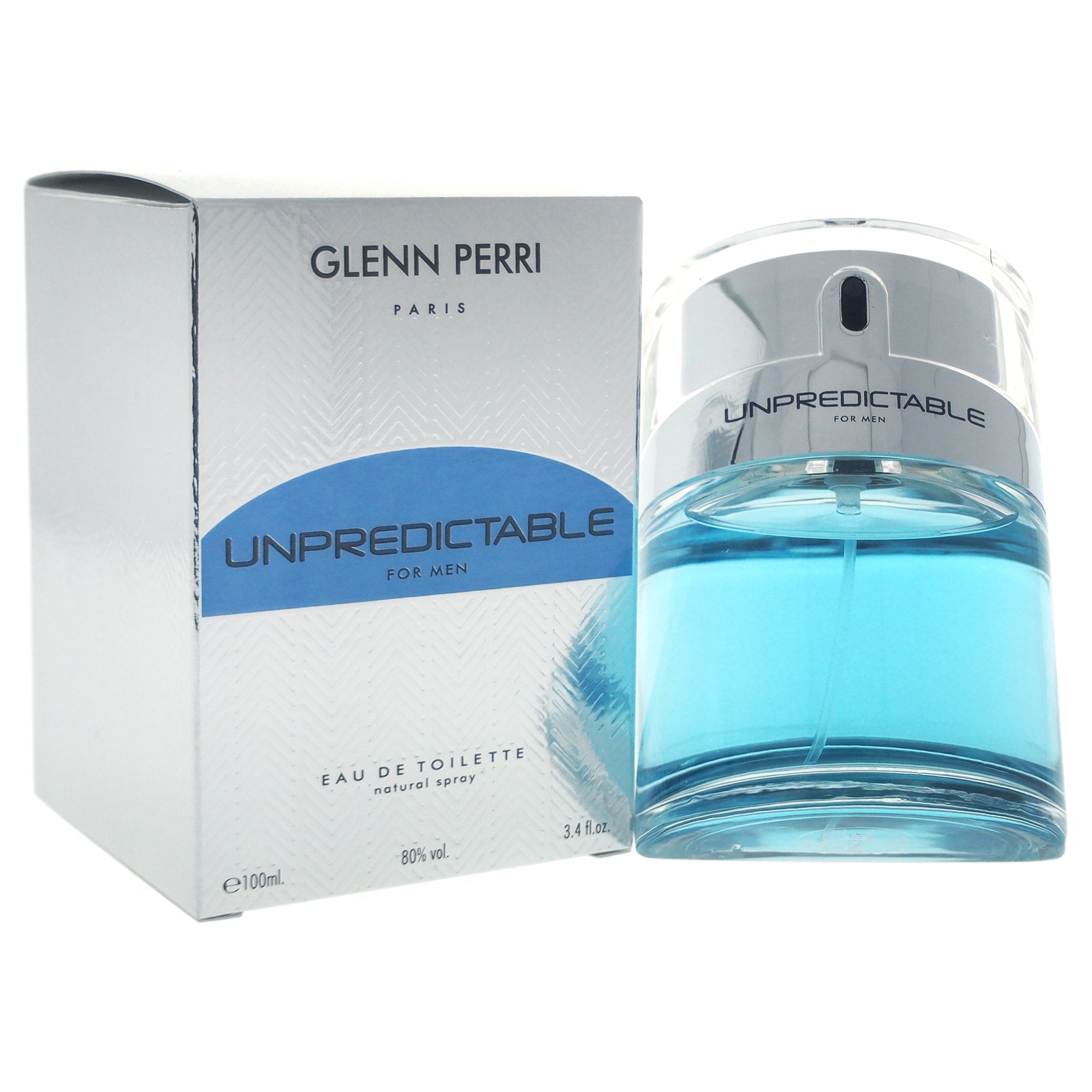 Glenn Perri Unpredictable EDT spray bottle for everyday use with a versatile, confident scent.