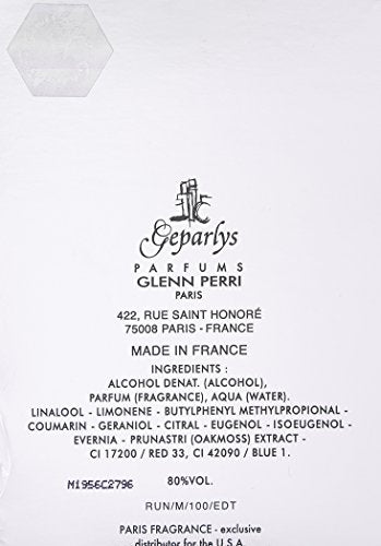 Unpredictable packaging box highlights premium masculinity and travel-ready size.