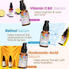 GLEOW Hyaluronic Acid serum dropper helps hydration for softer, more supple skin