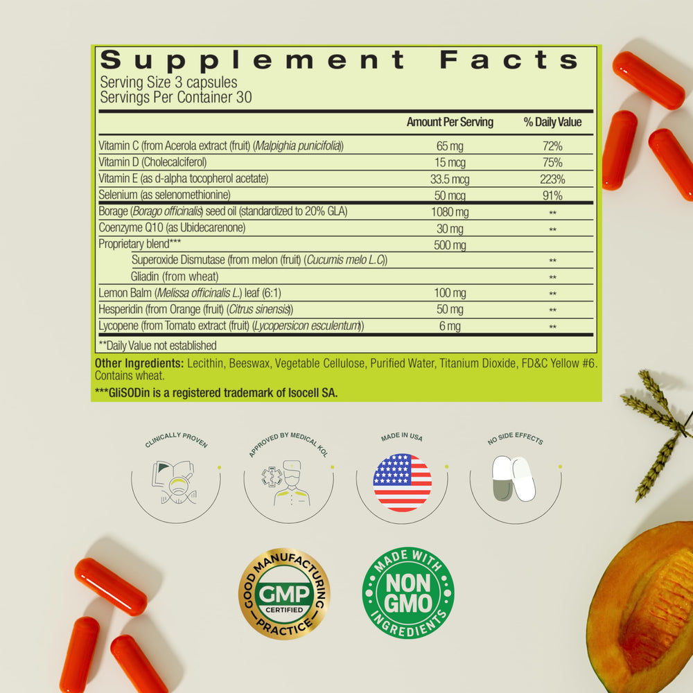 GliSODin Skin Nutrients clinical study note highlights independent research