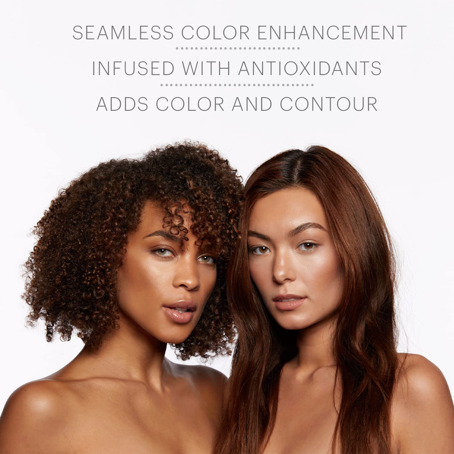 Glo Skin Beauty Bronzer Sunkiss skin swatch demonstrates subtle shimmer for radiance.