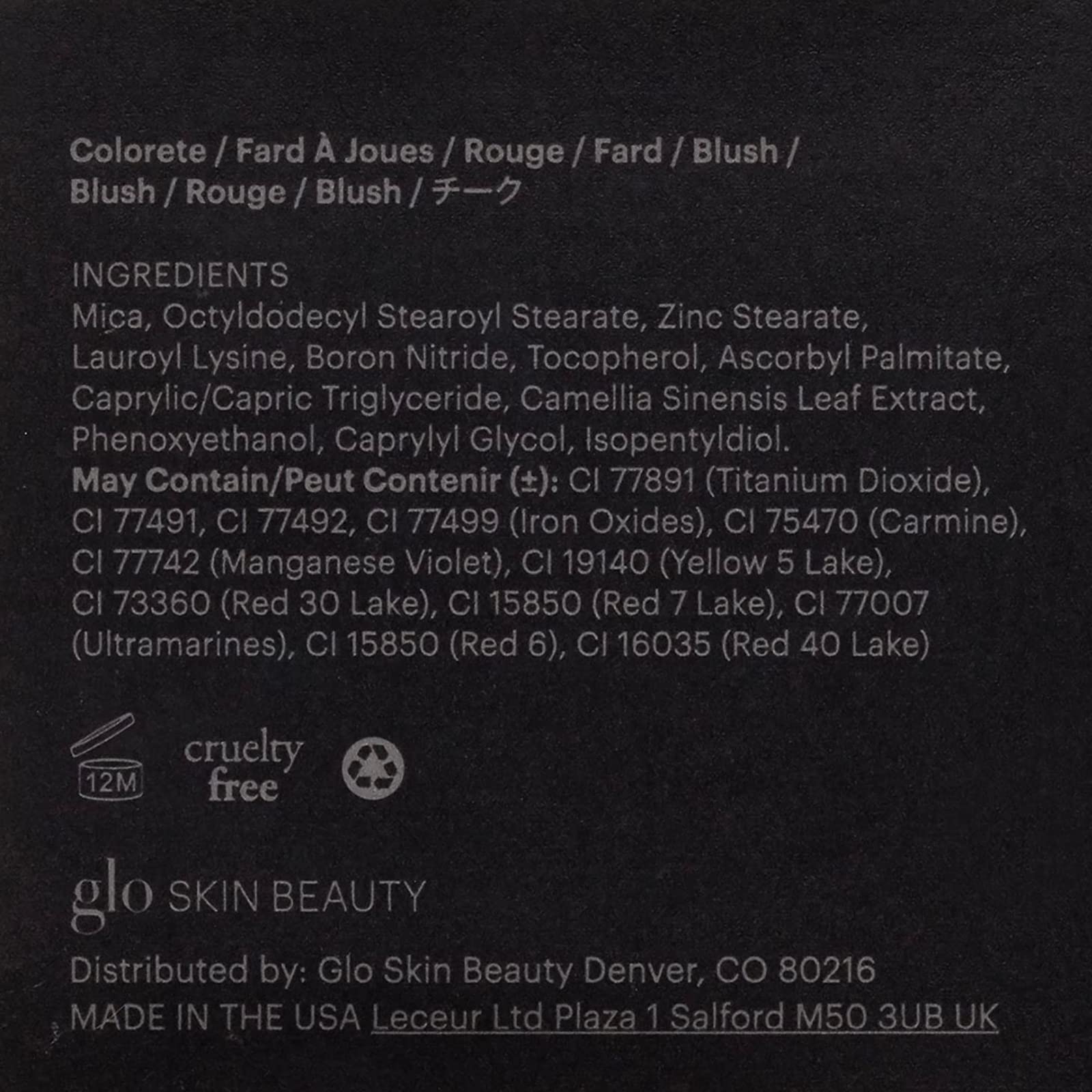 Glo Skin Beauty mineral formula emphasized with antioxidant benefits.