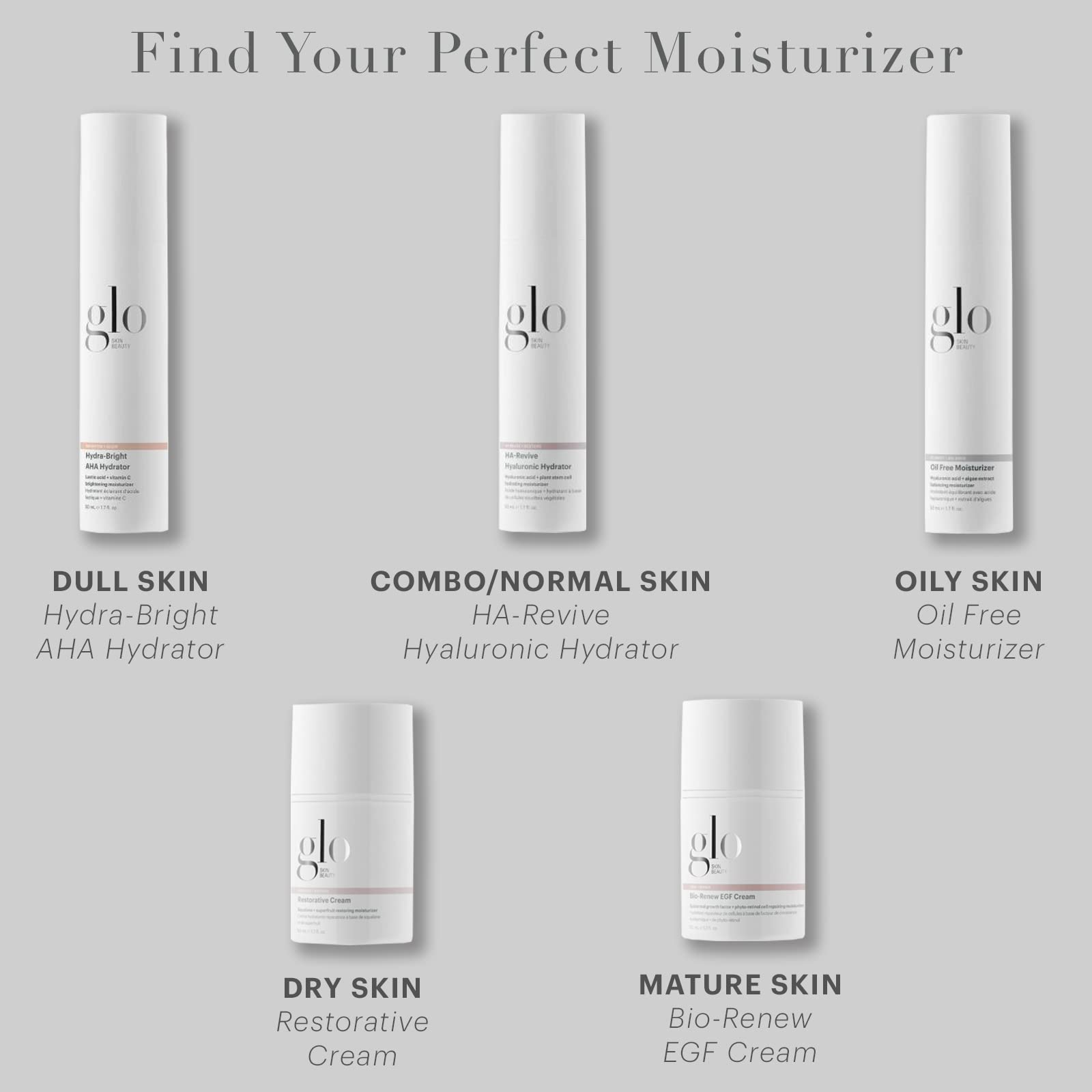 Glo Skin Beauty Oil Free Moisturizer applied under makeup for a smooth base