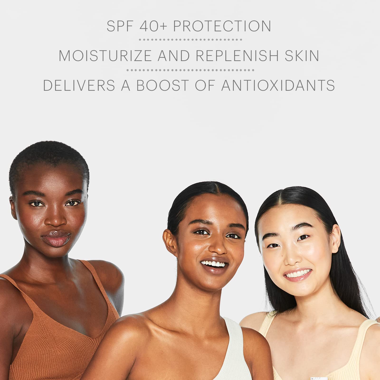 Glo Skin Beauty non-comedogenic label close-up indicates pores-friendly sunscreen