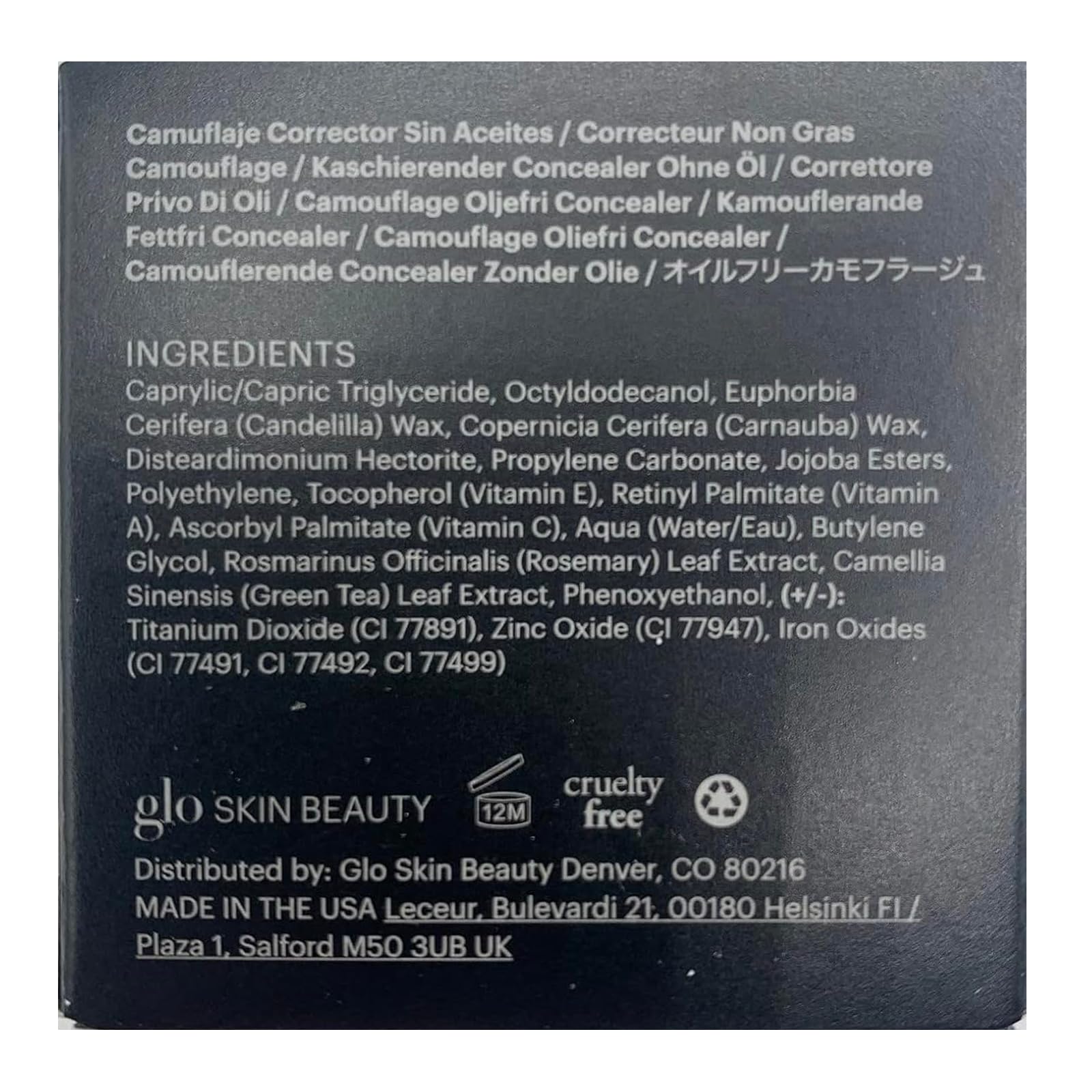 Glo Skin Beauty Oil-Free Concealer sand shade for warm undertones