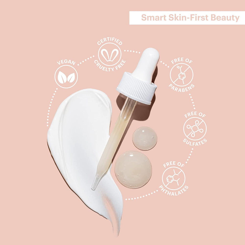 Glo Skin Beauty Restorative Cream botanicals illustration hints at conditioning plant extracts.