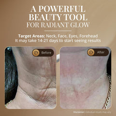 GLO24K device used with serums to enhance absorption during massage.
