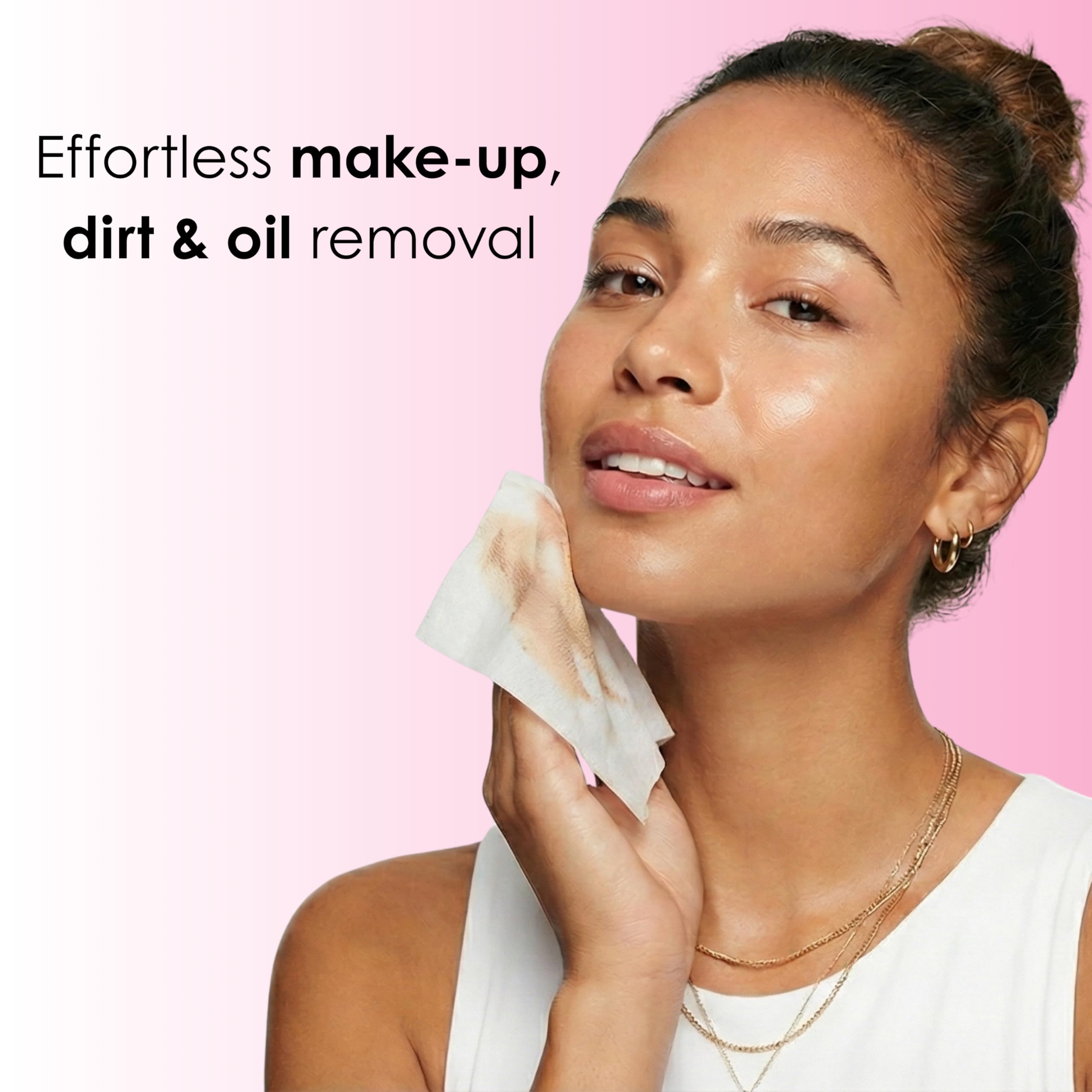 Global Beauty Care collagen wipes texture closeup demonstrating soft spa-like cleansing