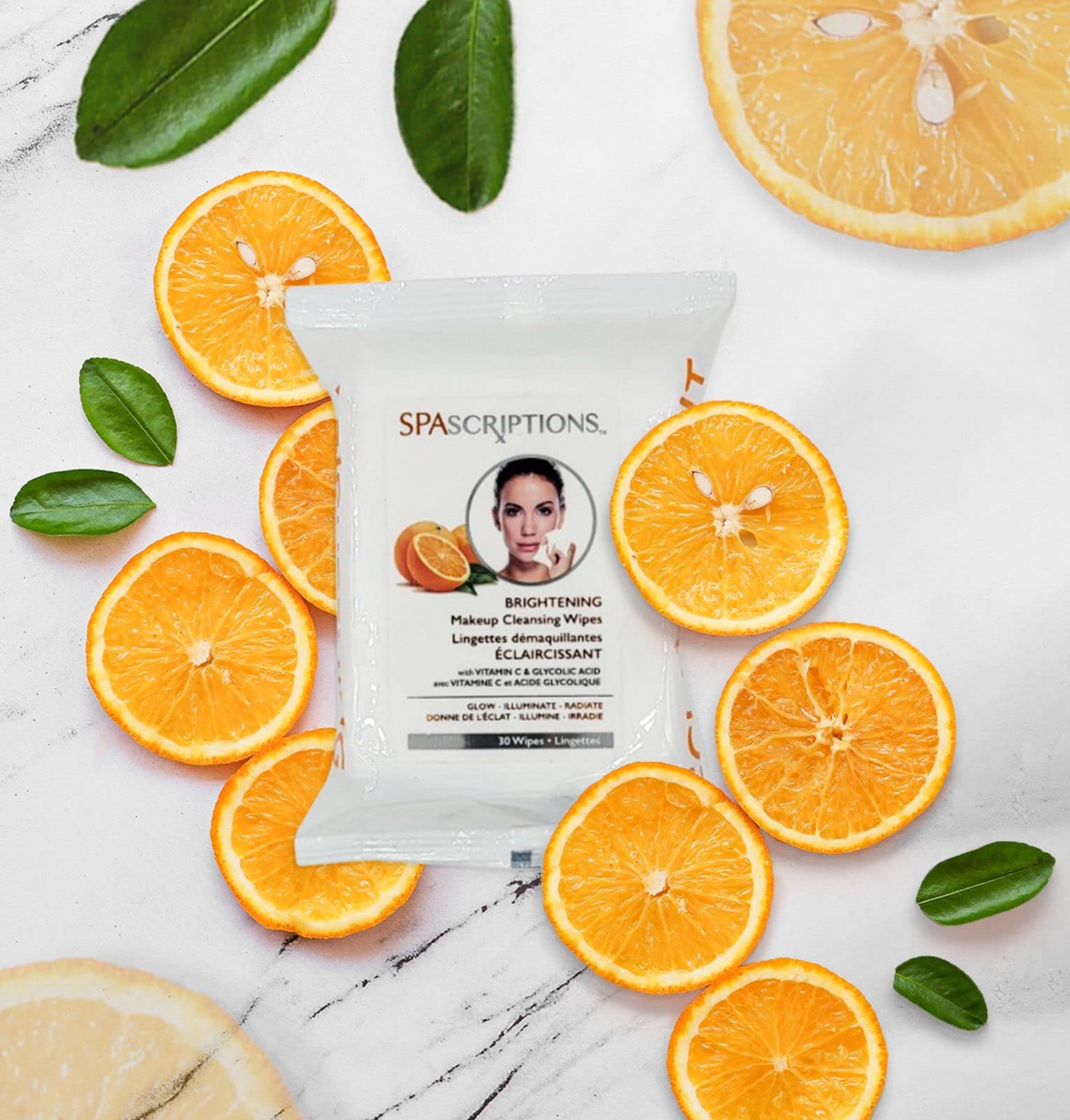 Global Beauty Care Spascriptions hypoallergenic formula closeup conveys gentle non-greasy finish.