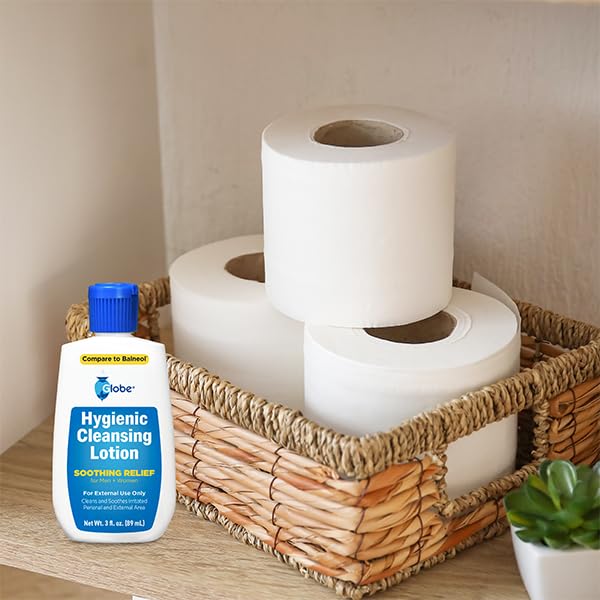 New mother use scenario with Globe Cleansing Lotion after delivery.