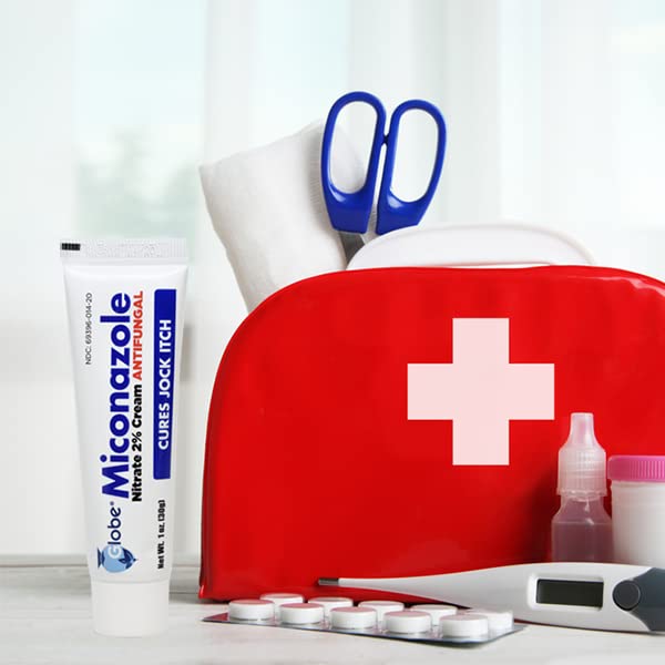 Globe Miconazol 2% crema, etiqueta-trasera: indicaciones de uso.