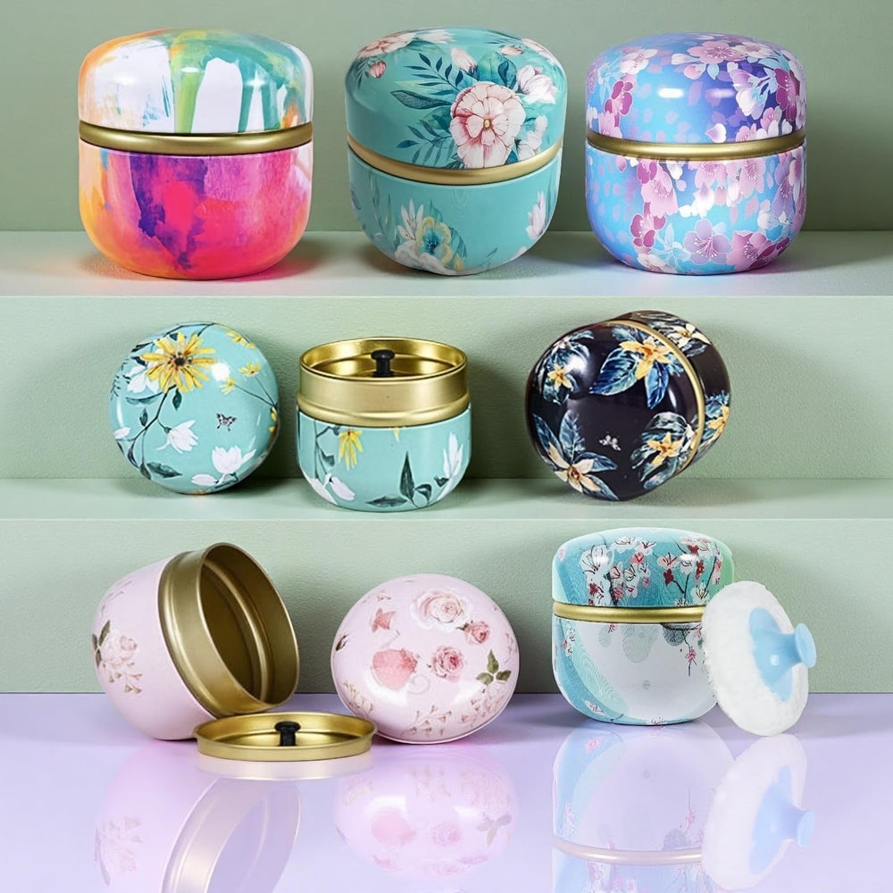 Glooyoderr multifunctional powder container stores jewelry or small accessories neatly.