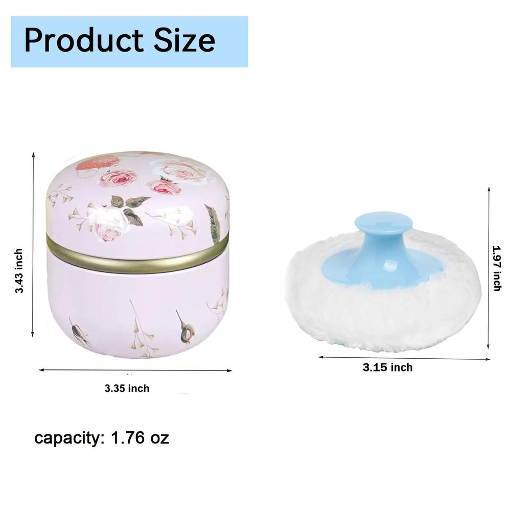 Glooyoderr sealed dust container keeps powder fresh for longer, ideal for travel.