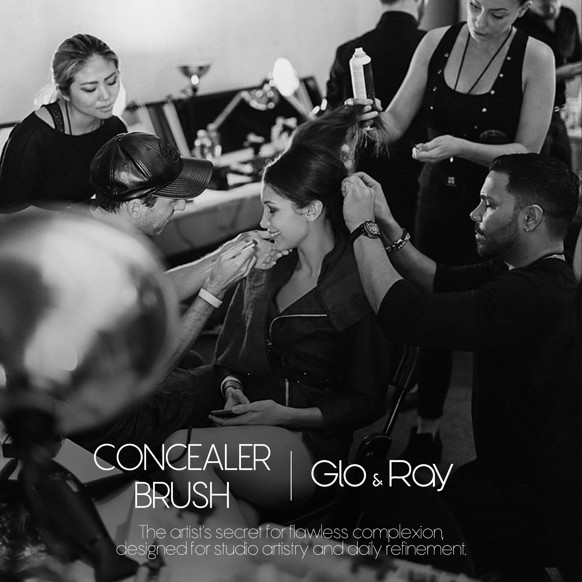 GLO&RAY brush cap protects bristles during travel and storage
